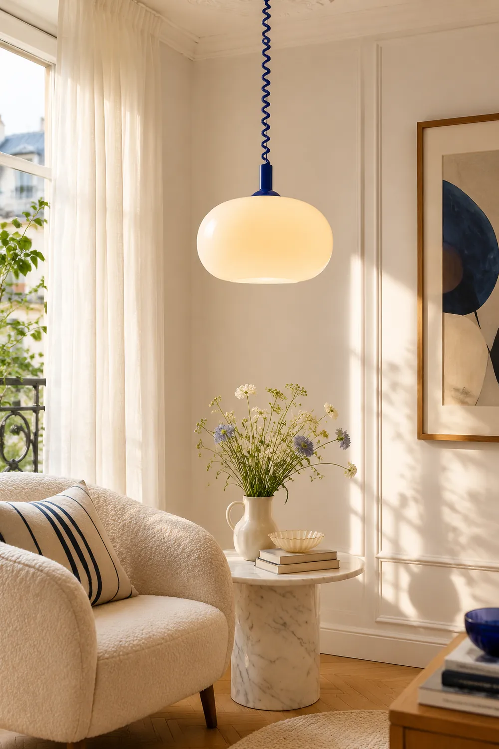 Macaron Spring Pendant Light - Lumpaz