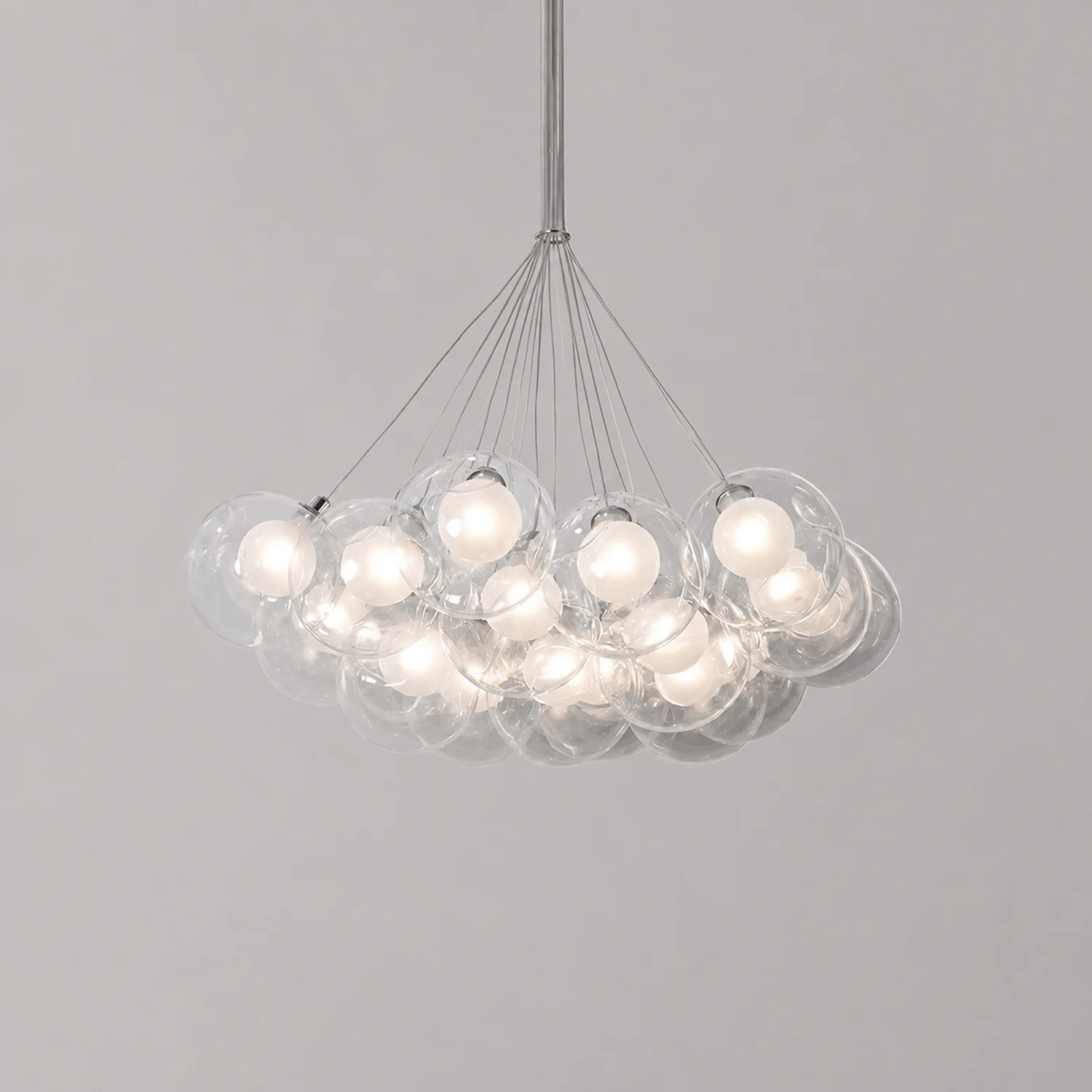 Valentina Modern Bubble Acylic Pendant Light, 5 Style - Lumpaz
