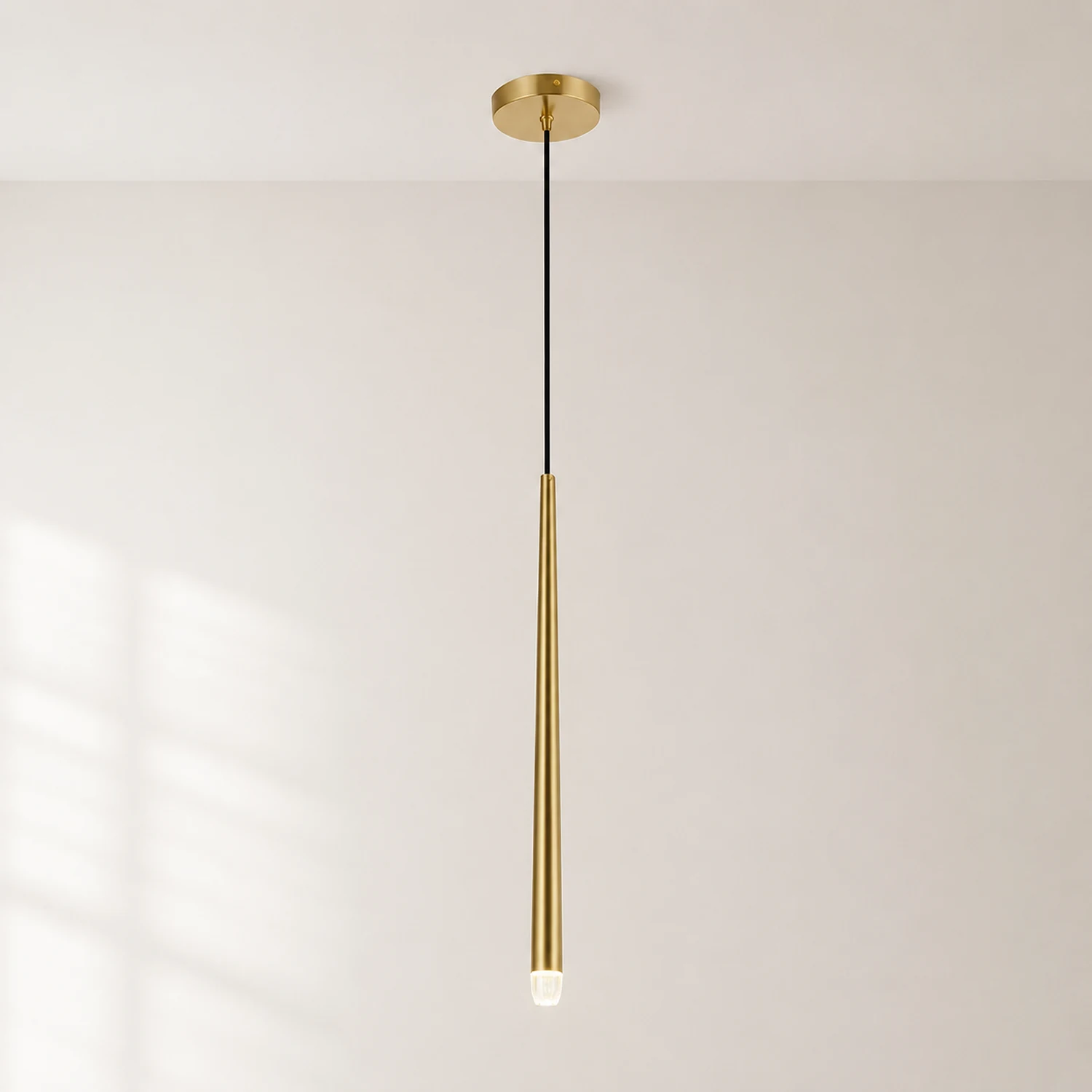 Carr Pendant Light Linear Modern, Metal, Gold, Living Rooms - Lumpaz