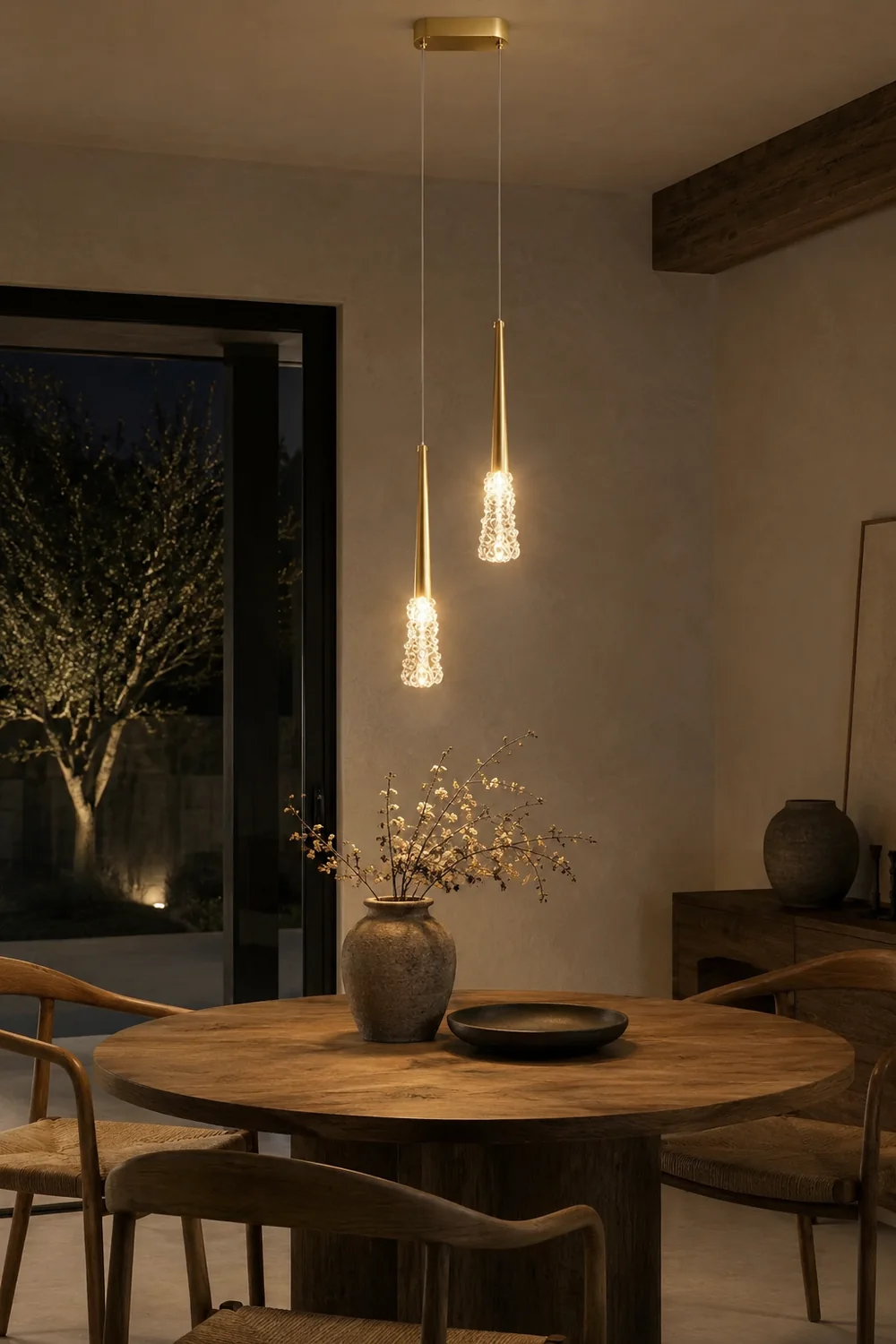 Mozzi Crystal Pendant Light - Lumpaz