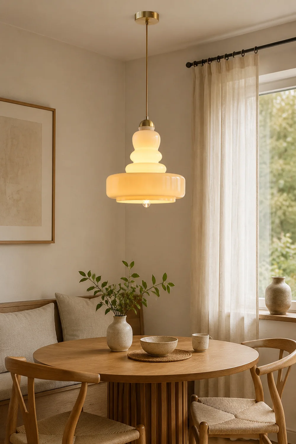 Schoolhouse Glass Pendant Light - Lumpaz
