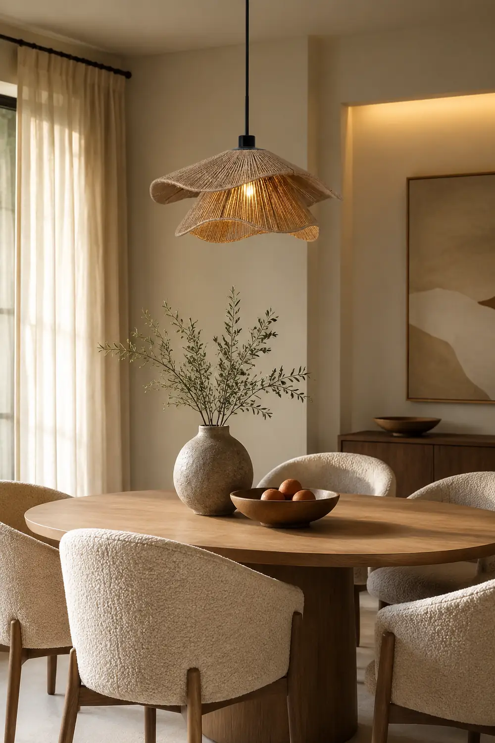 Handmade Straw Hat Pendant Lamp - Lumpaz