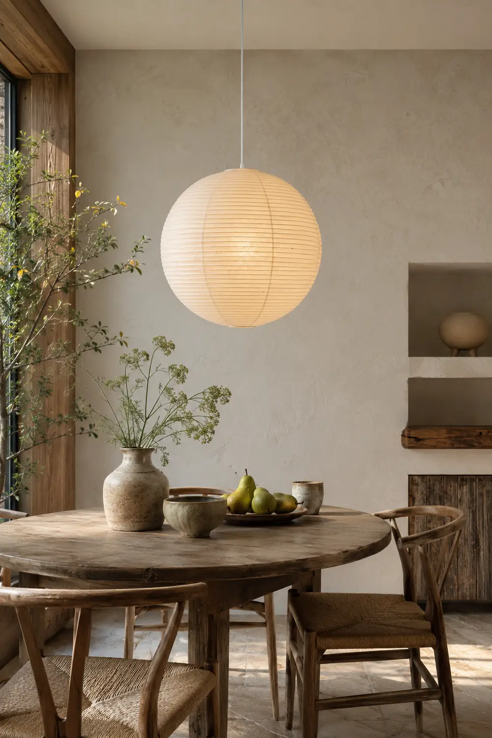 Washi Paper A Pendant Lamp - Lumpaz