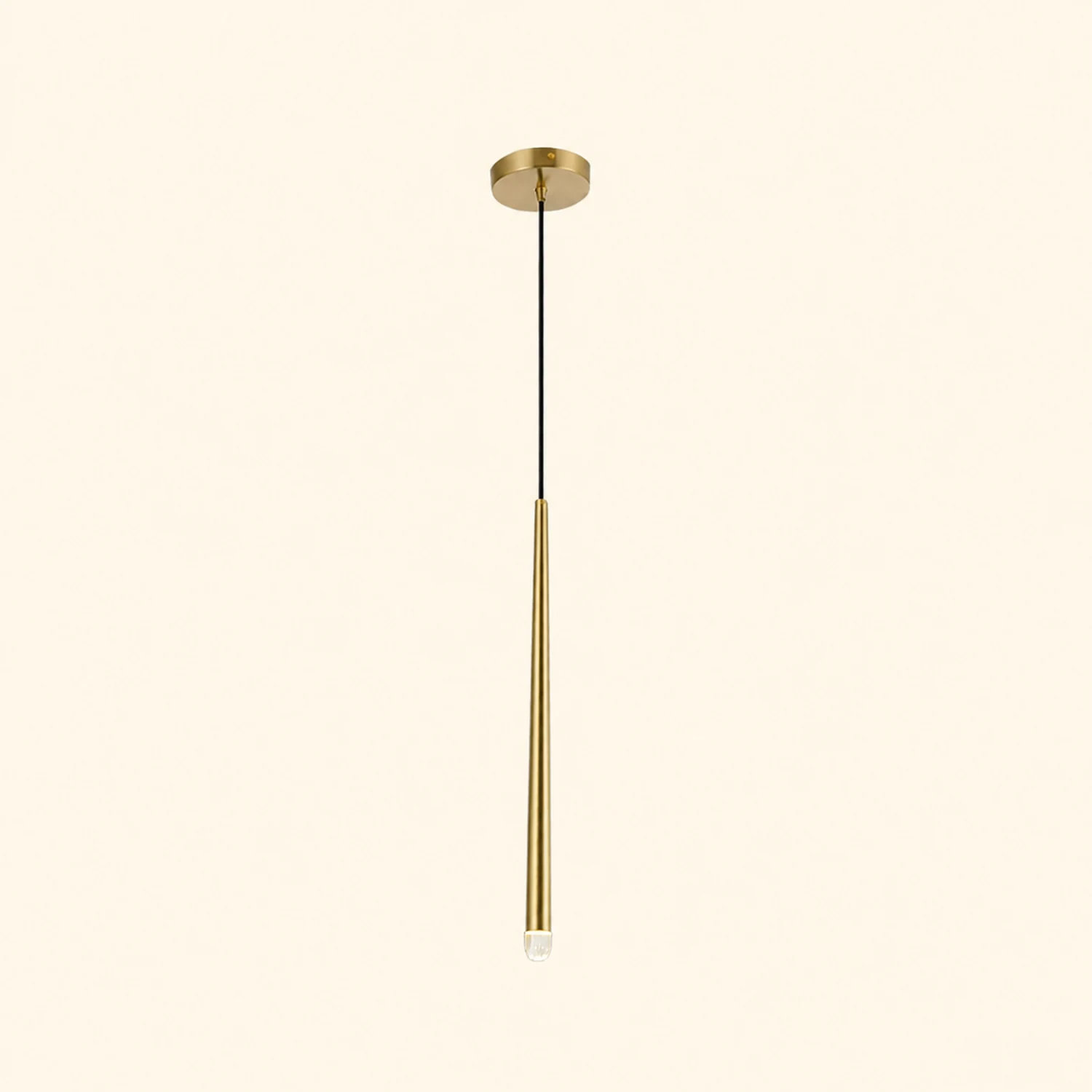 Carr Pendant Light Linear Modern, Metal, Gold, Living Rooms - Lumpaz