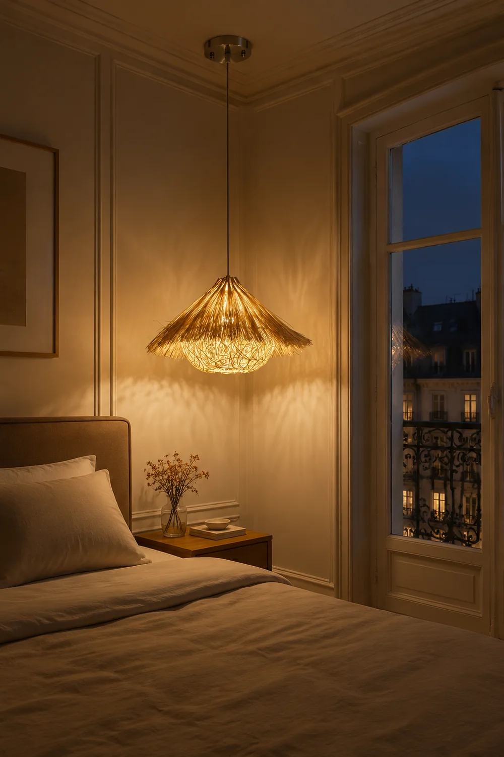 Muto Hand-Woven Rattan Modelling Pendant Light - Lumpaz