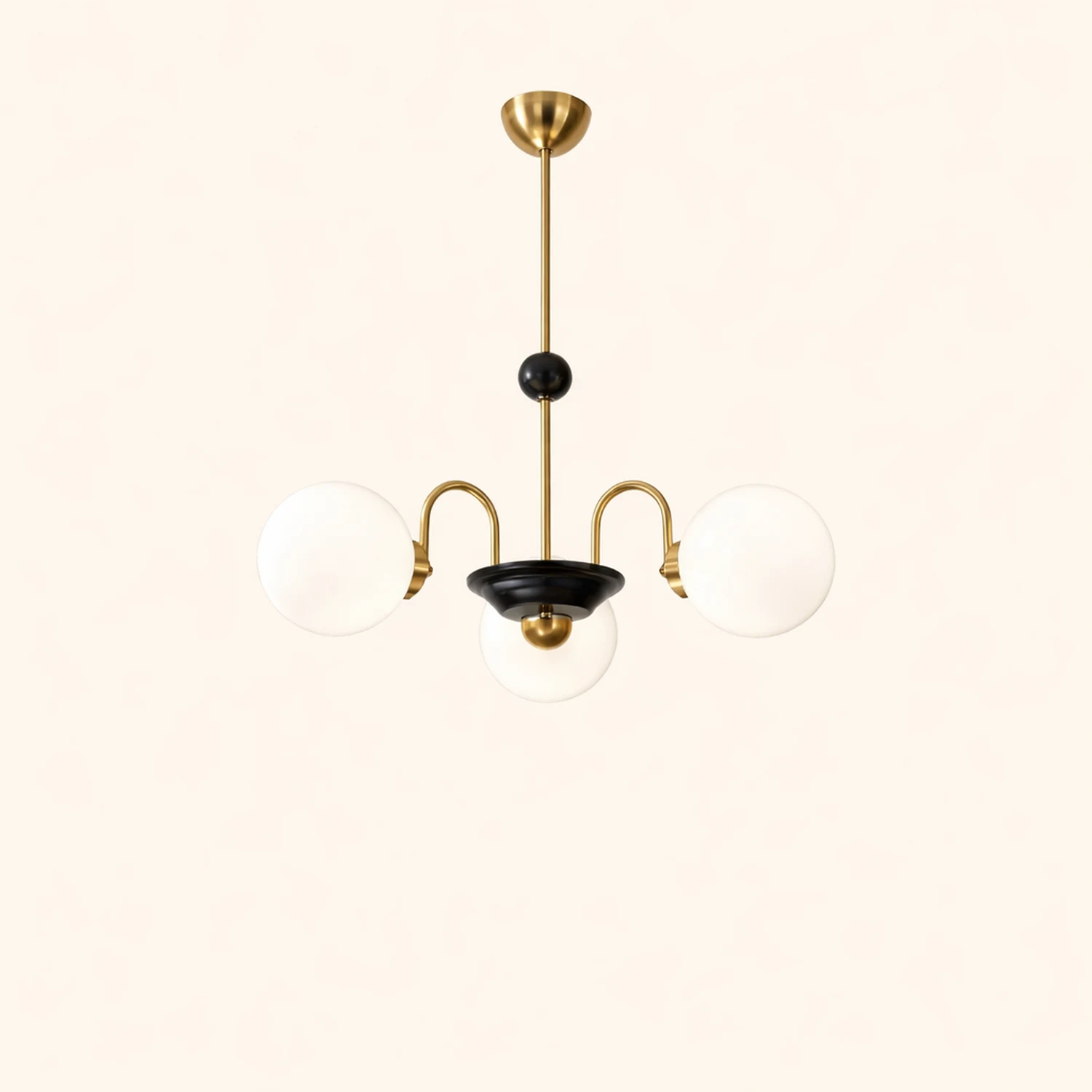 Modern Globe Glass Art Deco Chandelier, Living Room - Lumpaz