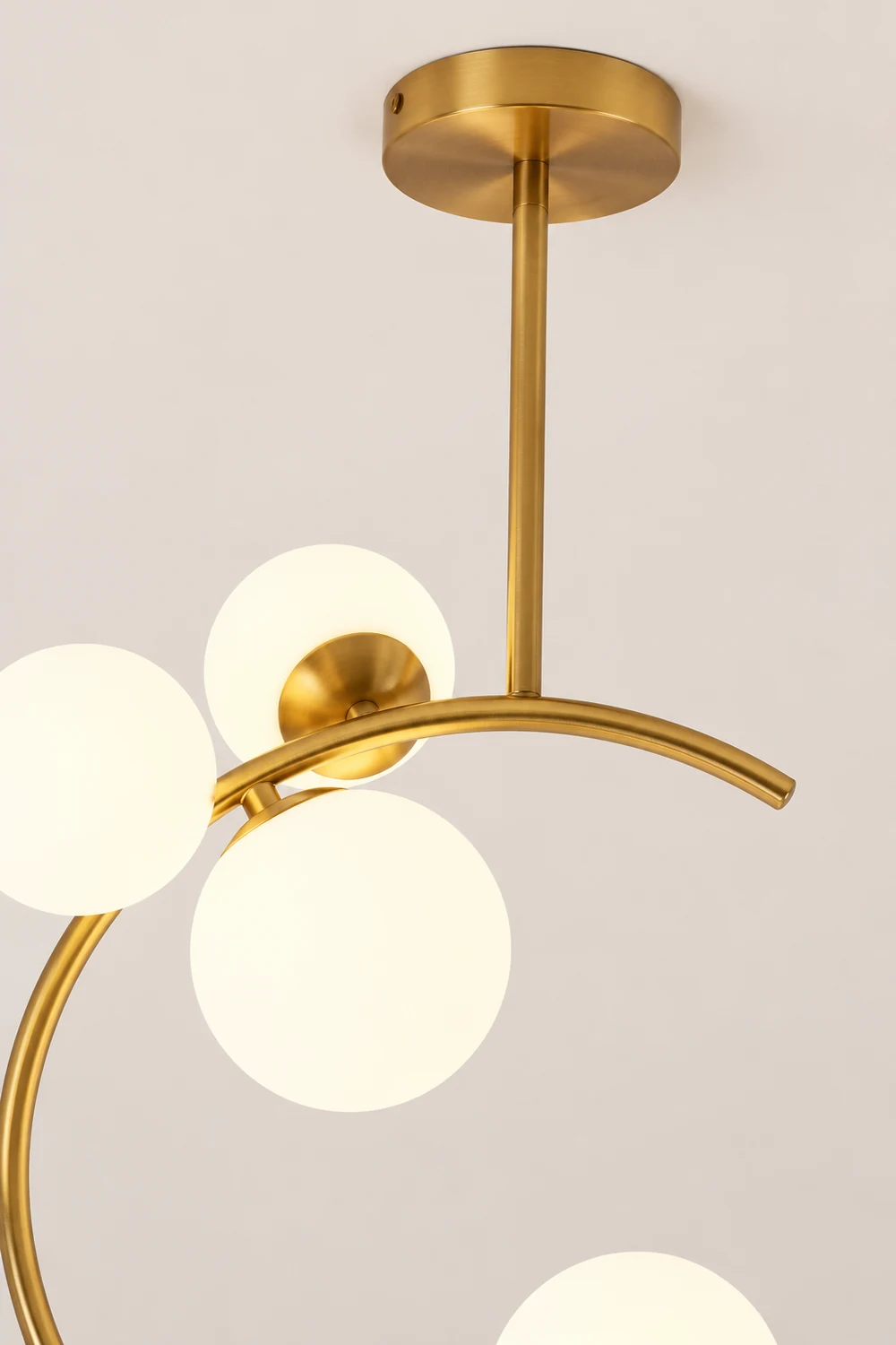 Valentina Modern Glass Globe Pendant Light, Metal & Glass, 3 Style - Lumpaz