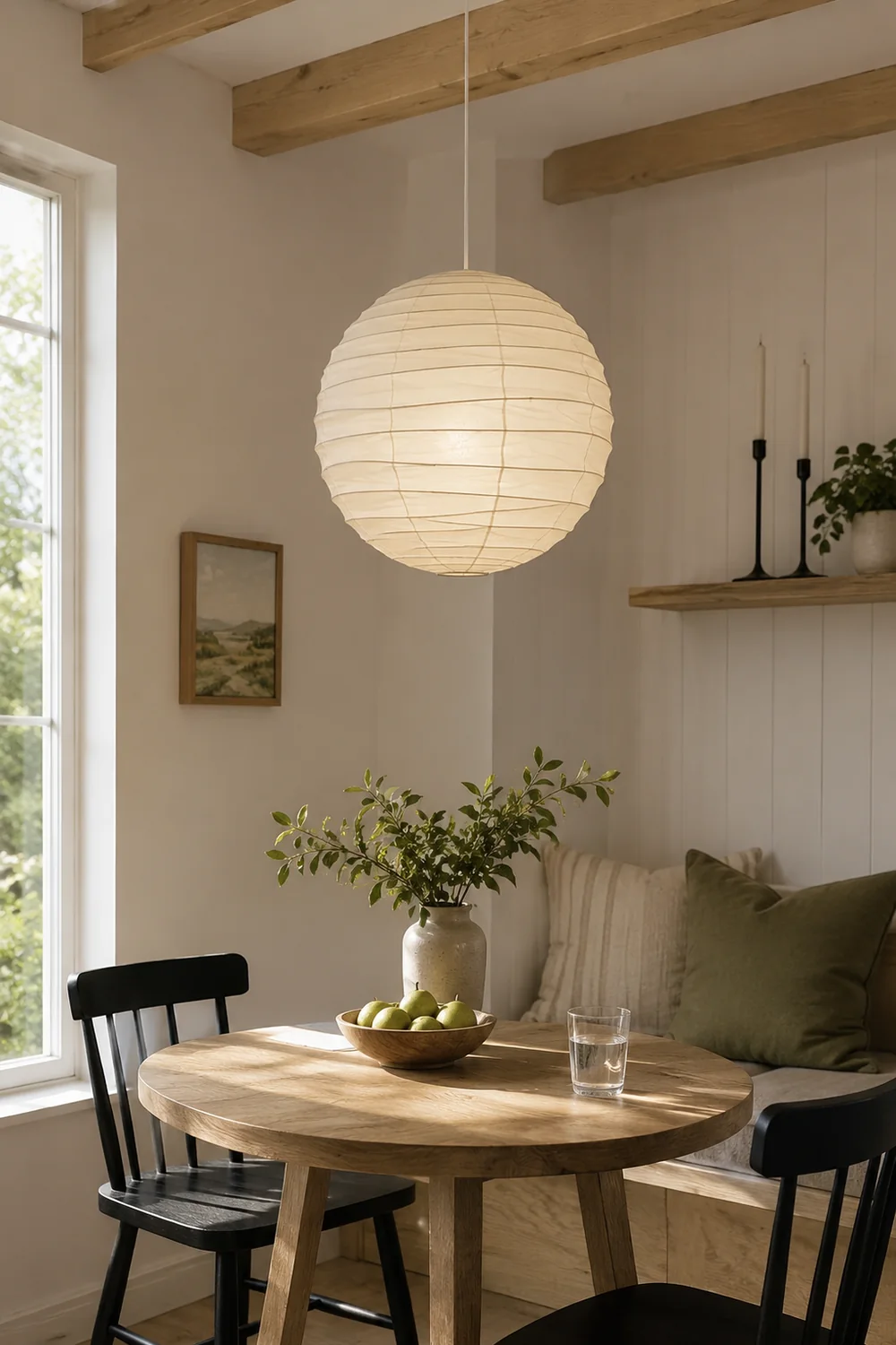 Washi Paper Pendant Lamp - Lumpaz