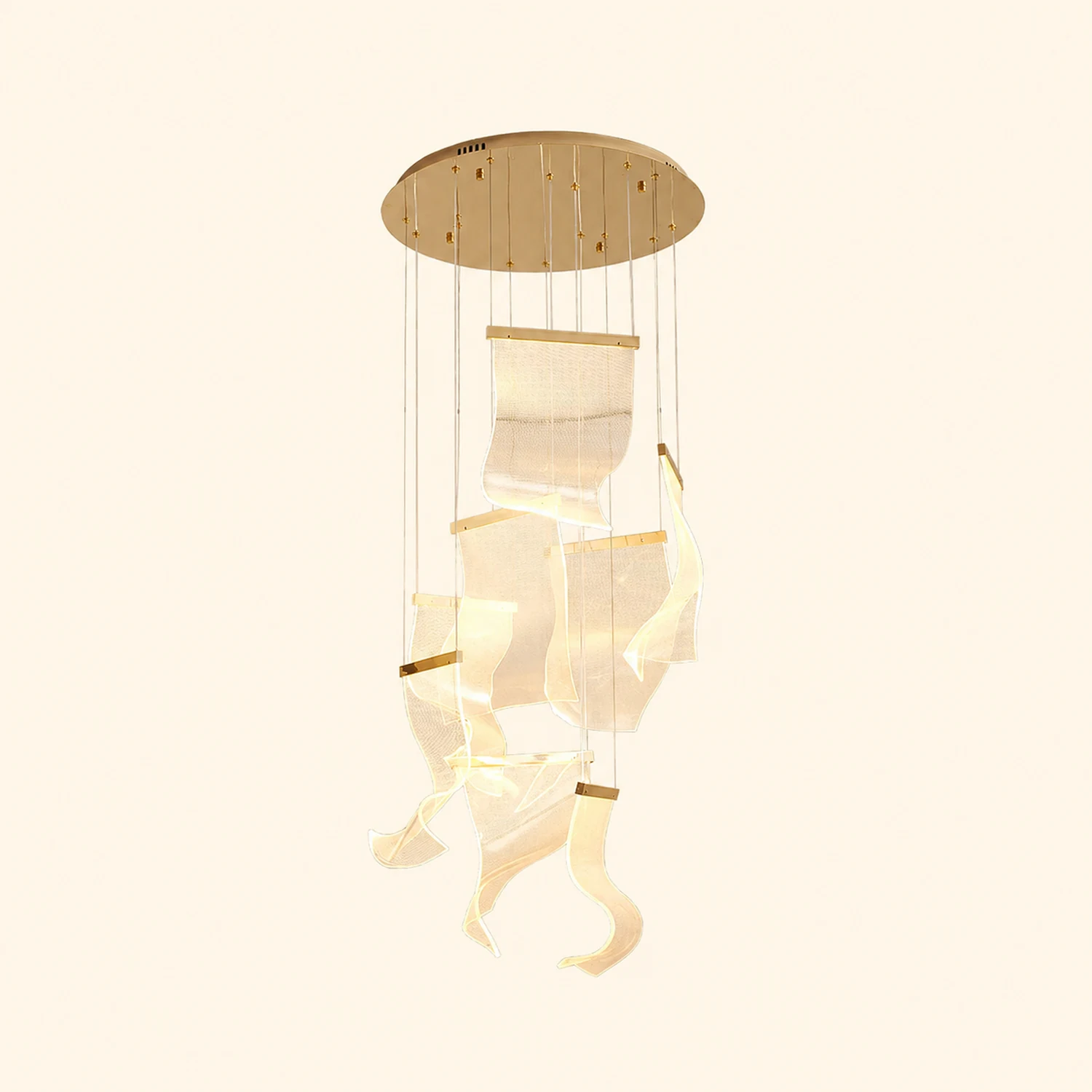 Acrylic LED Chandelier - Lumpaz
