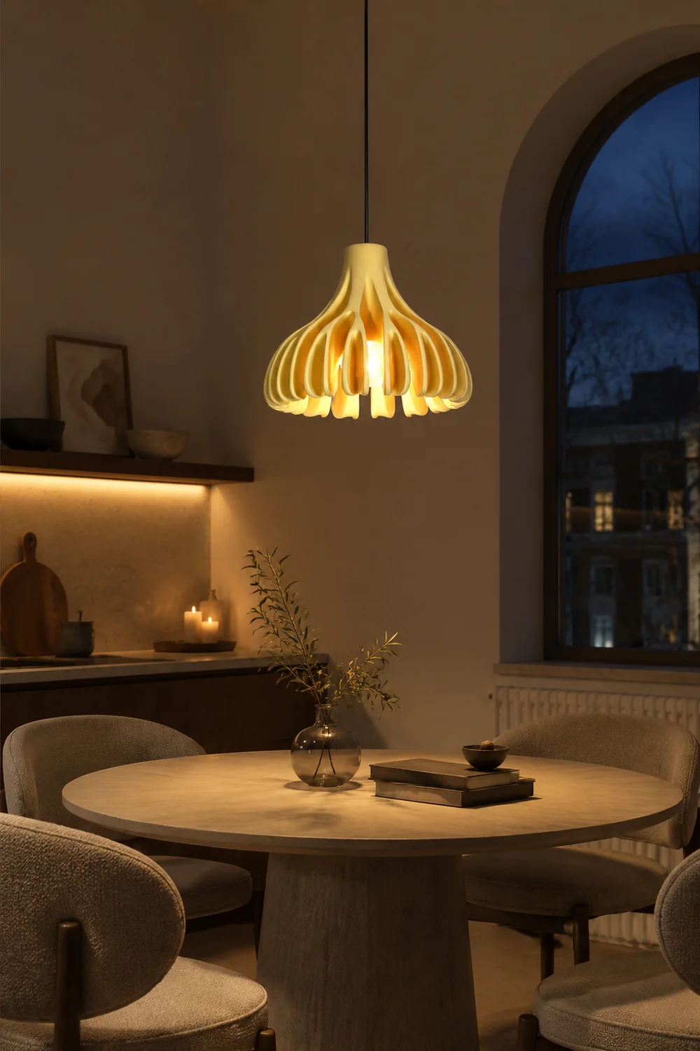 Coral Resin Pendant Lamp - Lumpaz
