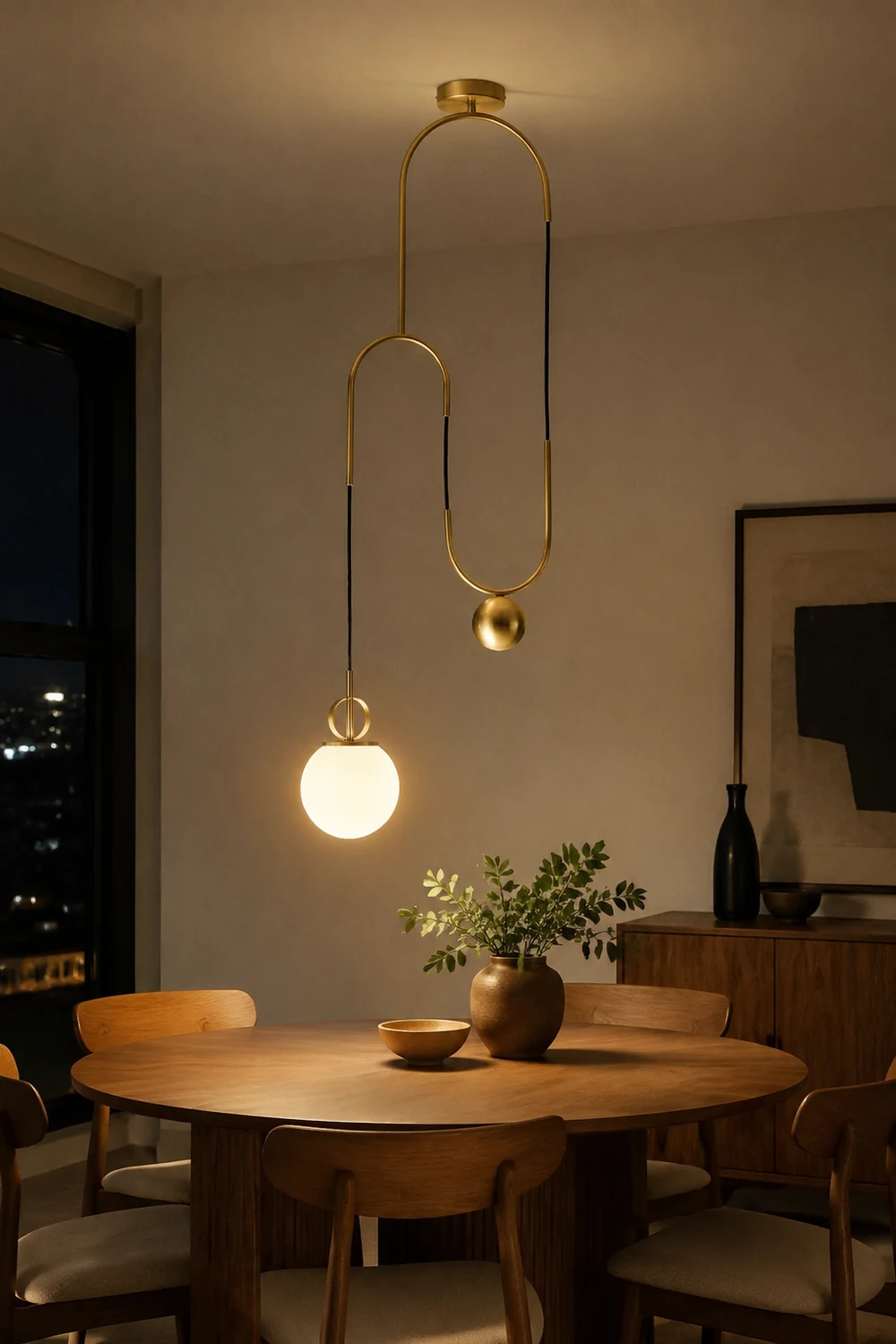 Glass Ball Pendant Lamp - Lumpaz