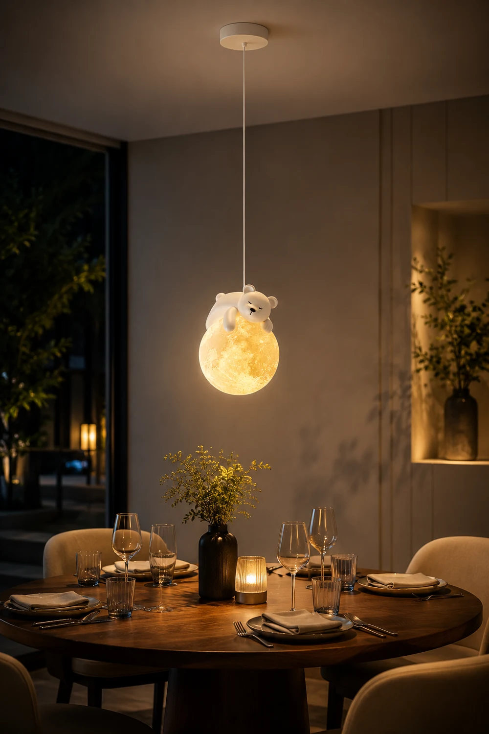 Animal Sleeping Pendant Lamp - Lumpaz