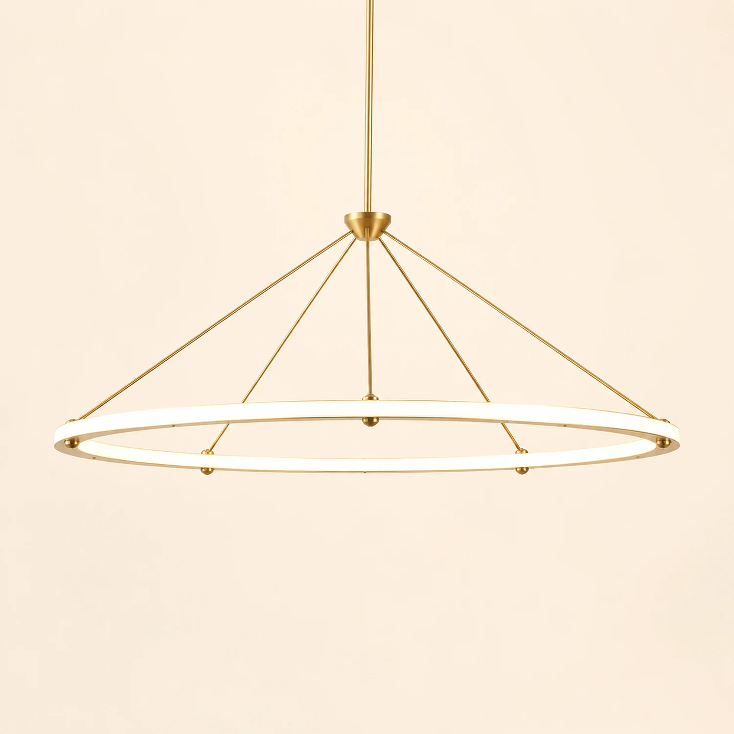Cascading Ring Circle Pendant Lamp - Lumpaz