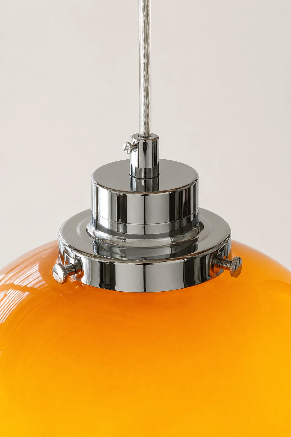 Oval Persimmon Pendant Light - Lumpaz