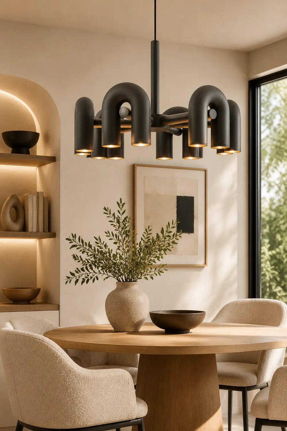 Felix Pendant Light, 4/6 Head - Lumpaz