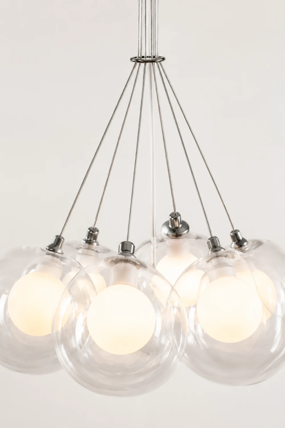 Valentina Modern Bubble Acylic Pendant Light, 5 Style - Lumpaz