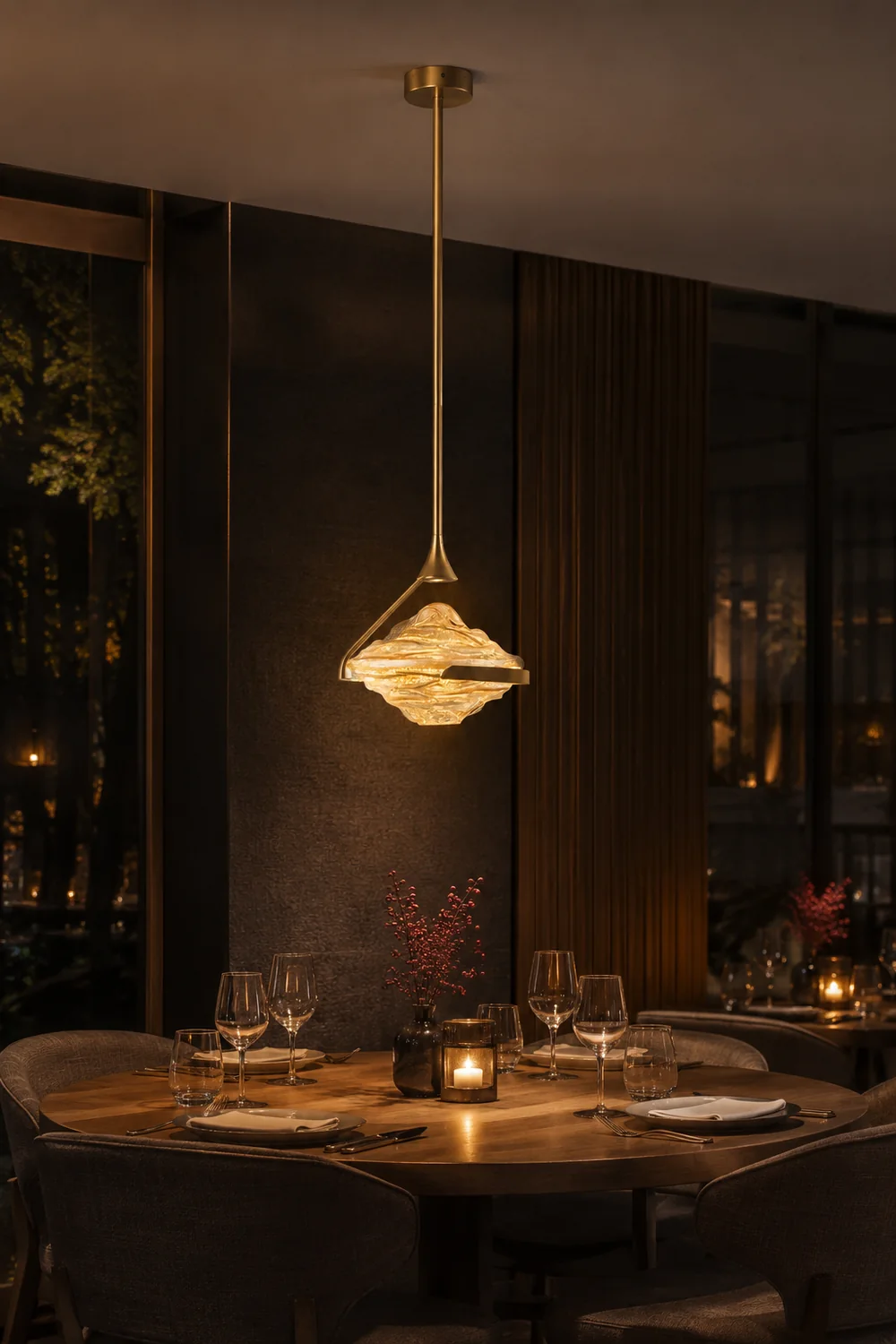 Diamond Crystal Pendant Lamp - Lumpaz