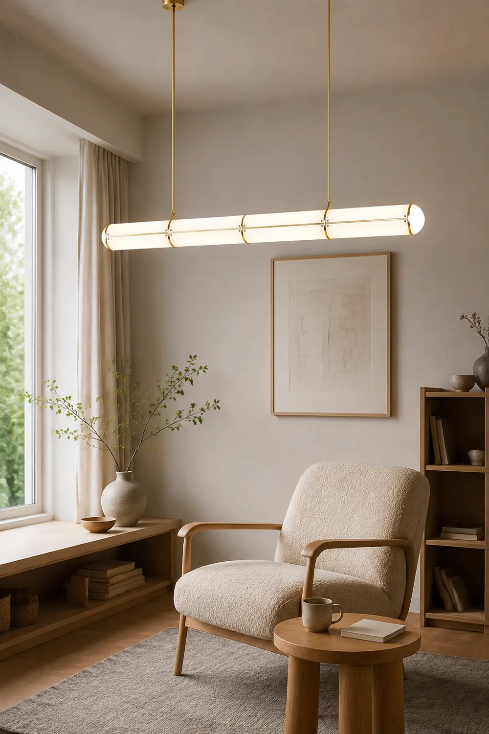 Cylindrical Endless Pendant Light - Lumpaz