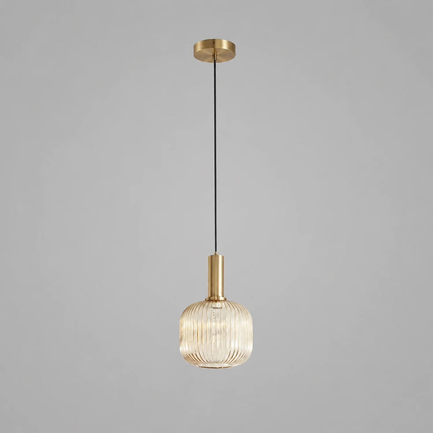 Hailie Pendant Light Crystal, Moru Glass, Cognac/Green/Gray, Kitchen Island - Lumpaz
