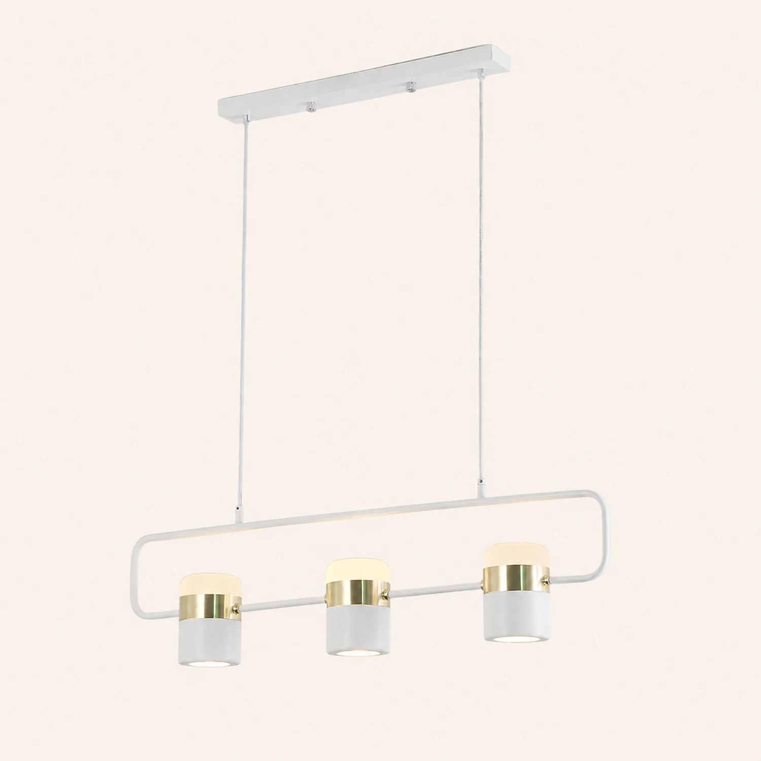 Adjustable Glass Pendant Light - Lumpaz