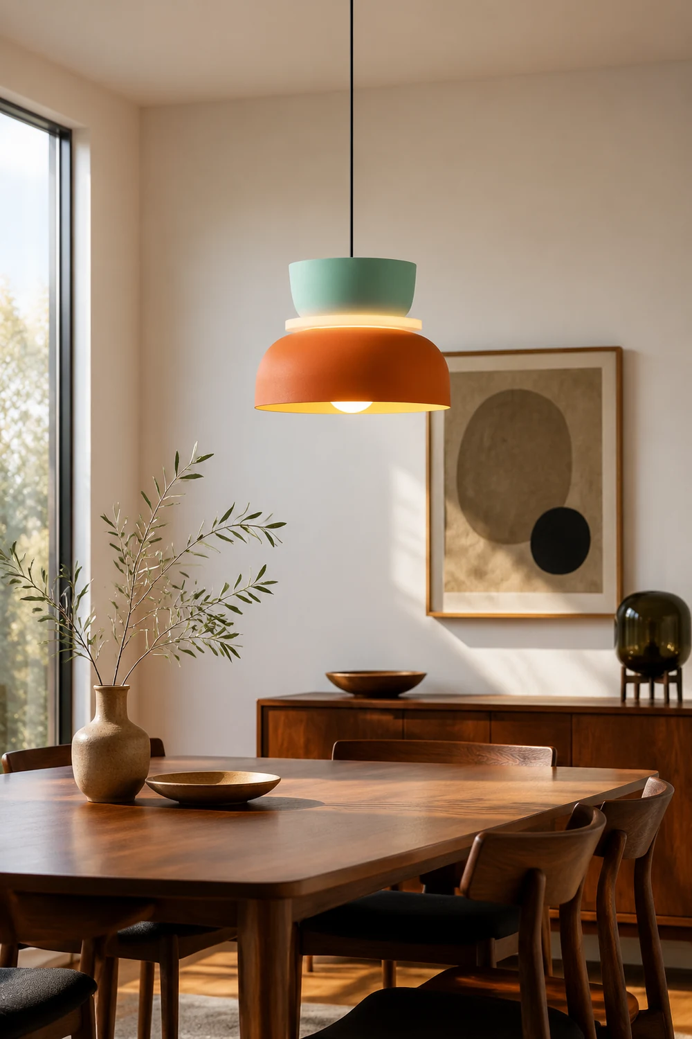 Morandi Pendant Light, Island, Contrast Color, Industrial - Lumpaz