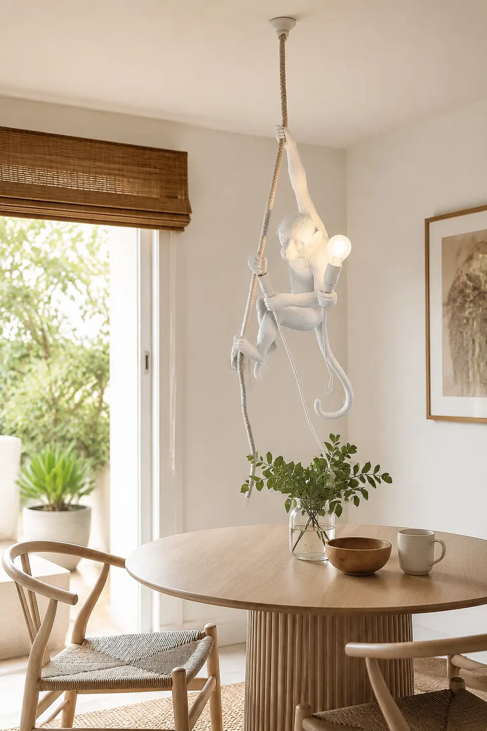 Monkey Pendant Lamp - Lumpaz