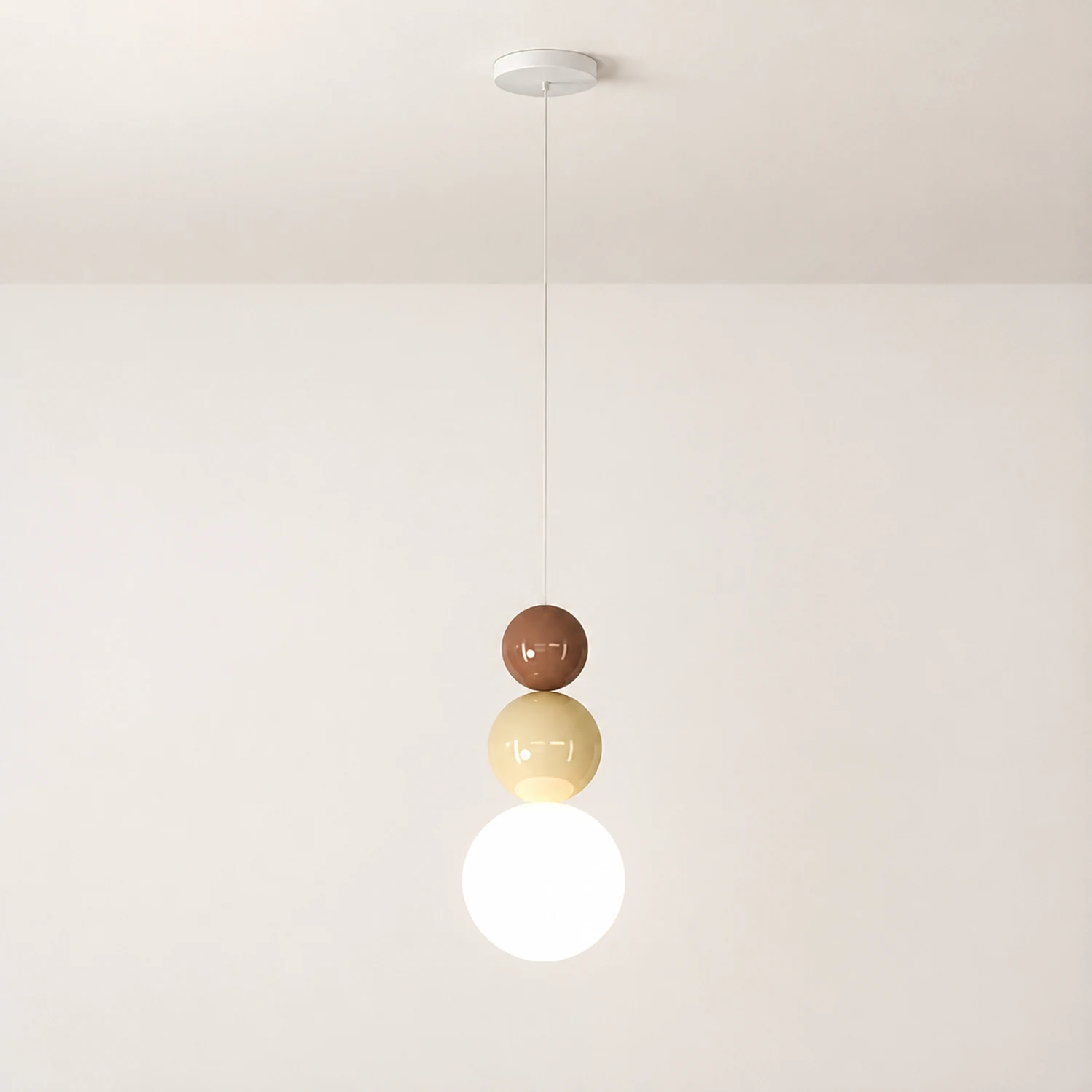 Acrylic Three Ball Pendant Lamp - Lumpaz