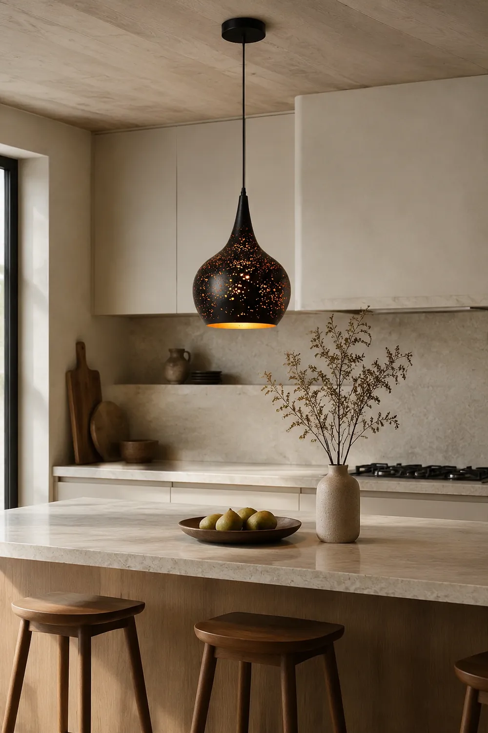 Hollow Industrial Pendant Lamp - Lumpaz