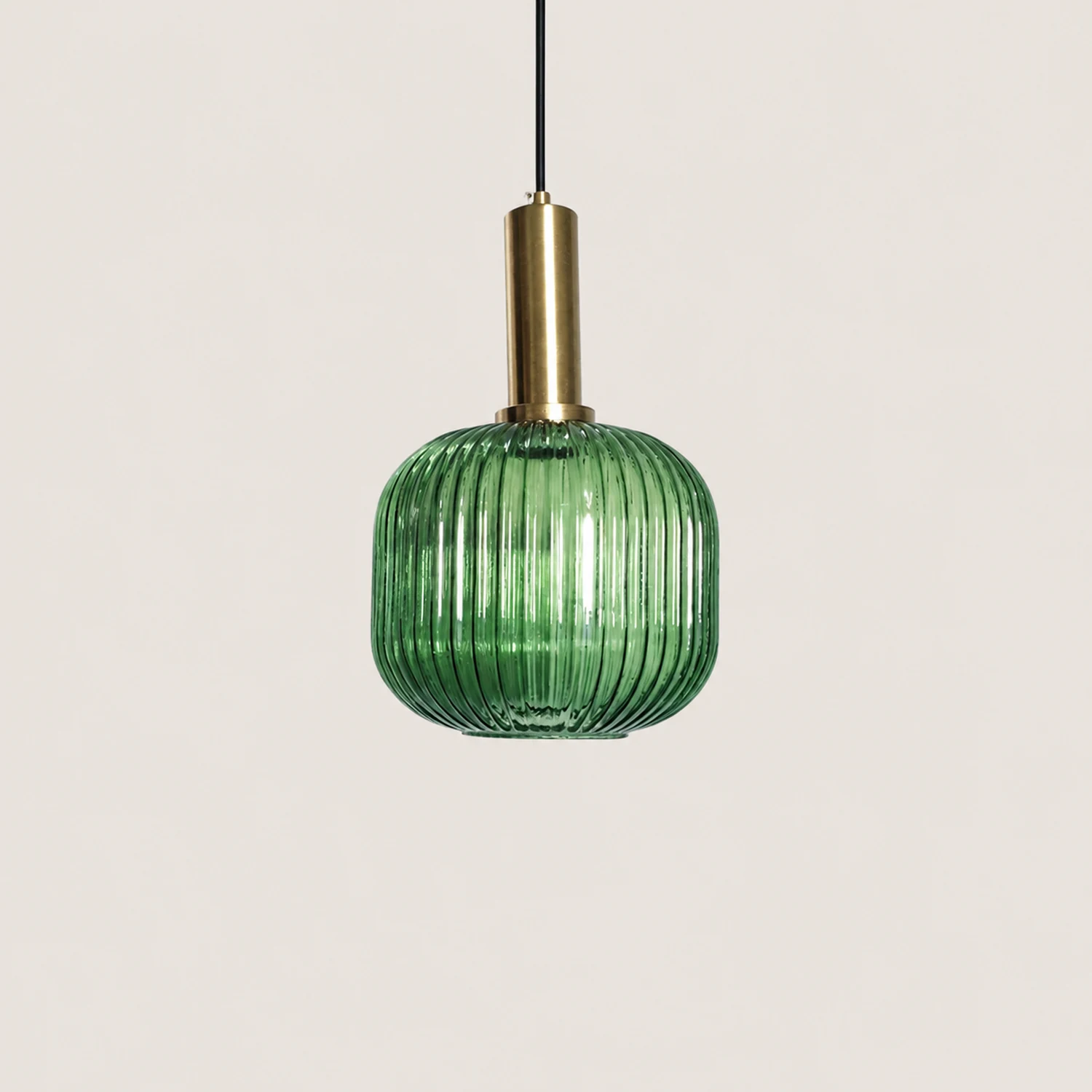 Hailie Pendant Light Crystal, Moru Glass, Cognac/Green/Gray, Kitchen Island - Lumpaz