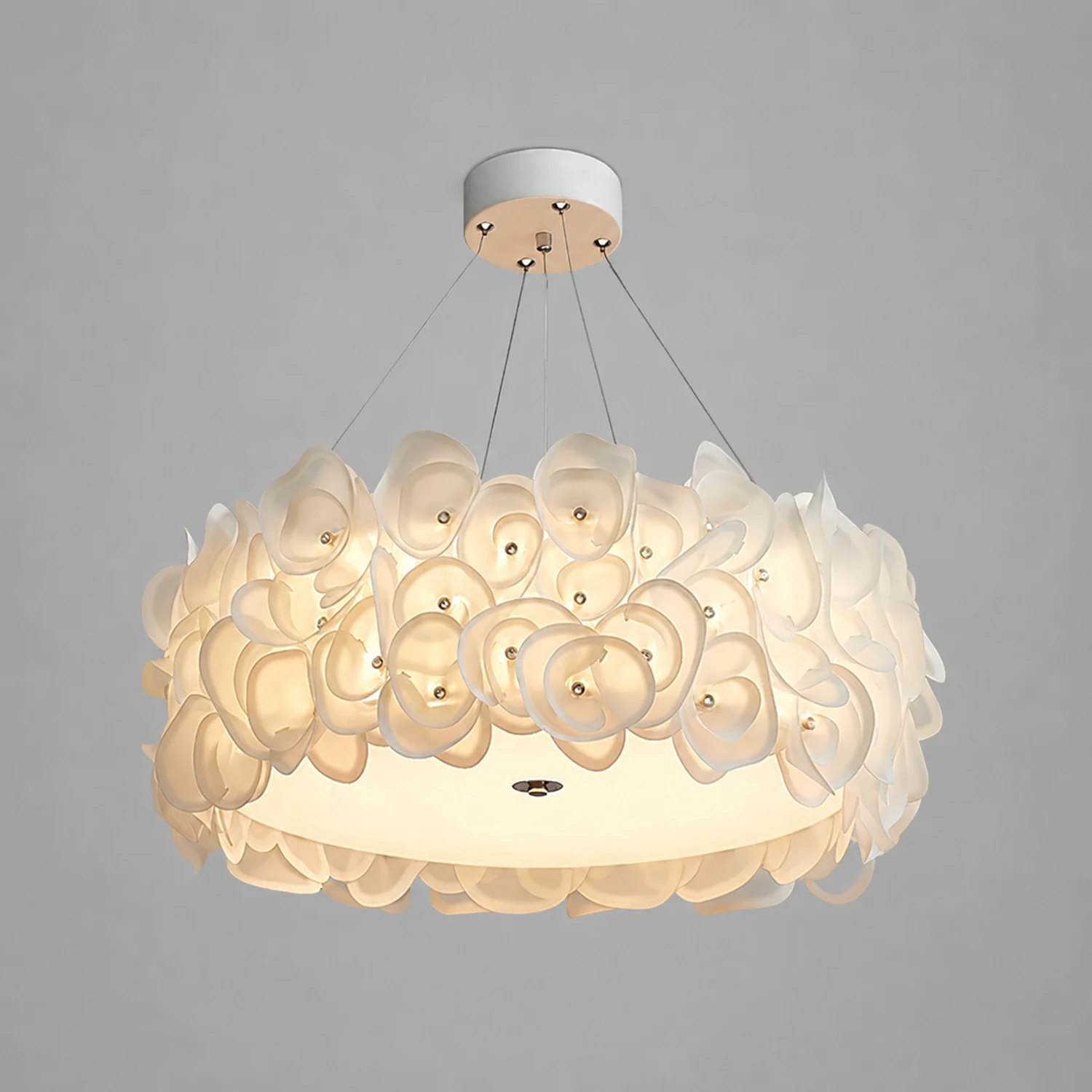 White Hydrangea Pendant Lamp - Lumpaz