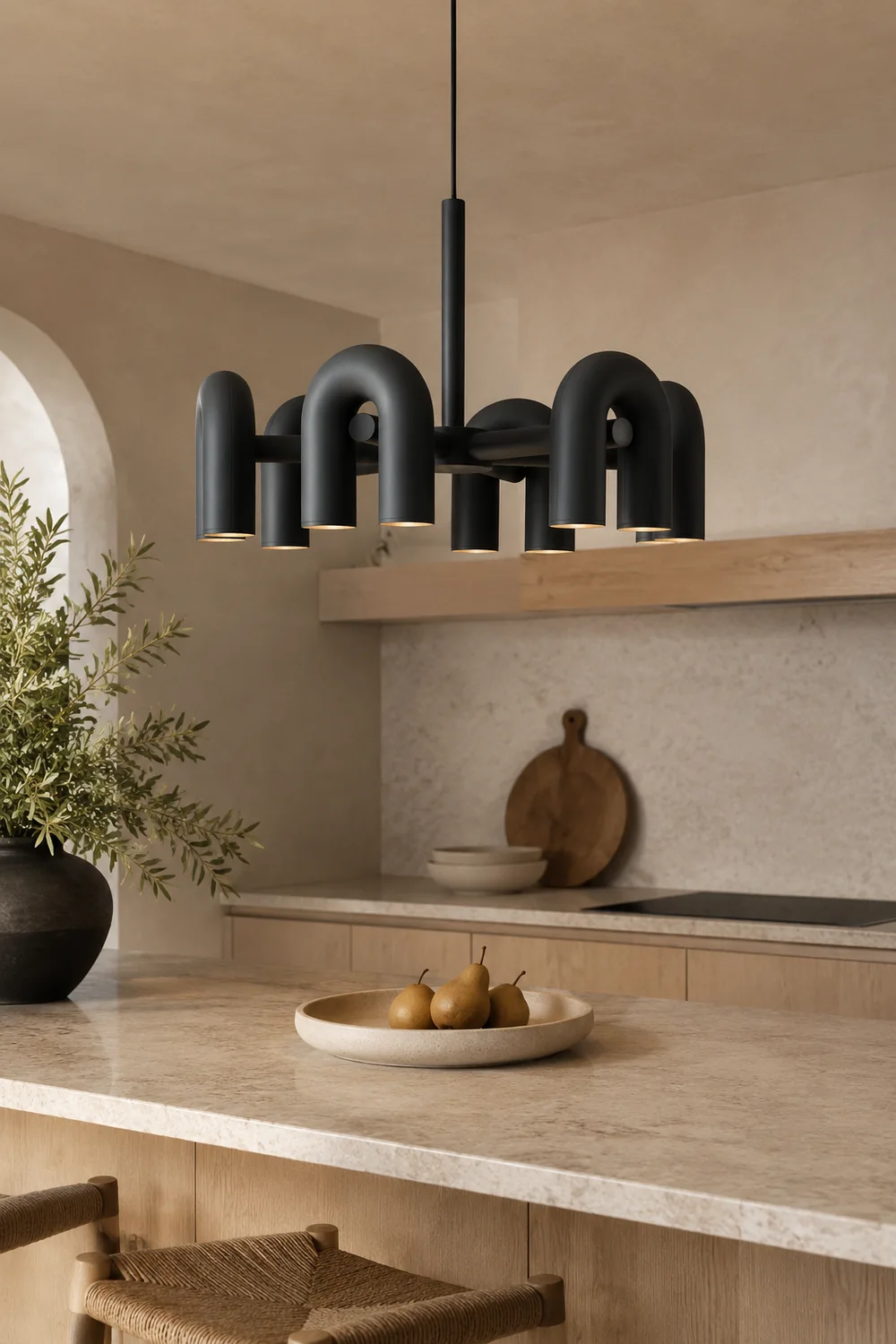 Felix Pendant Light, 4/6 Head - Lumpaz