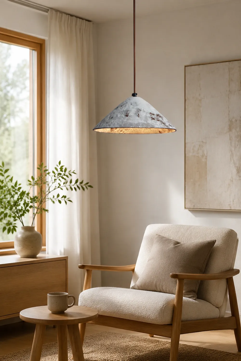 Ceramic Whisper Pendant Lamp - Lumpaz