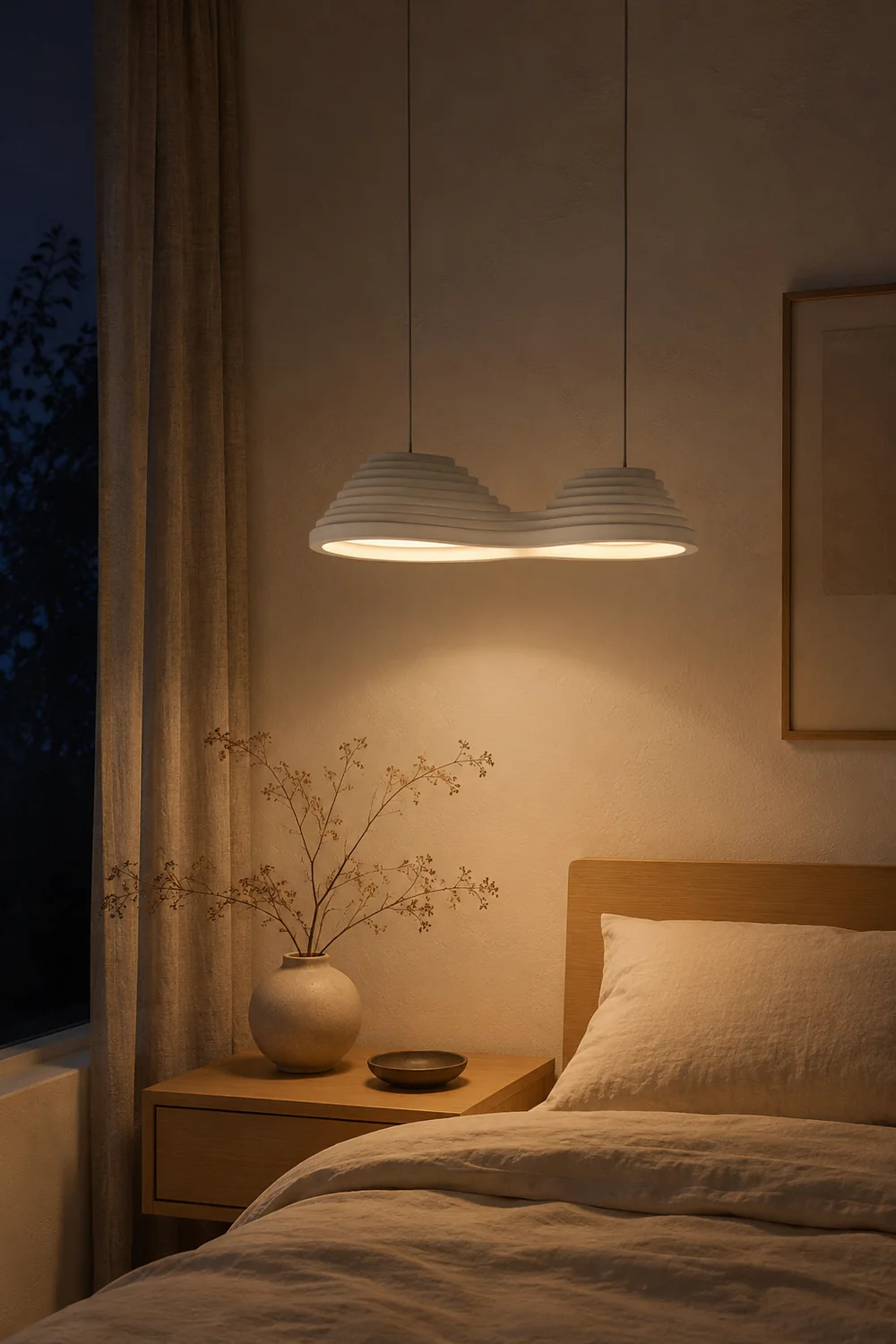 Rice Field Acoustic Pendant Lamp - Lumpaz
