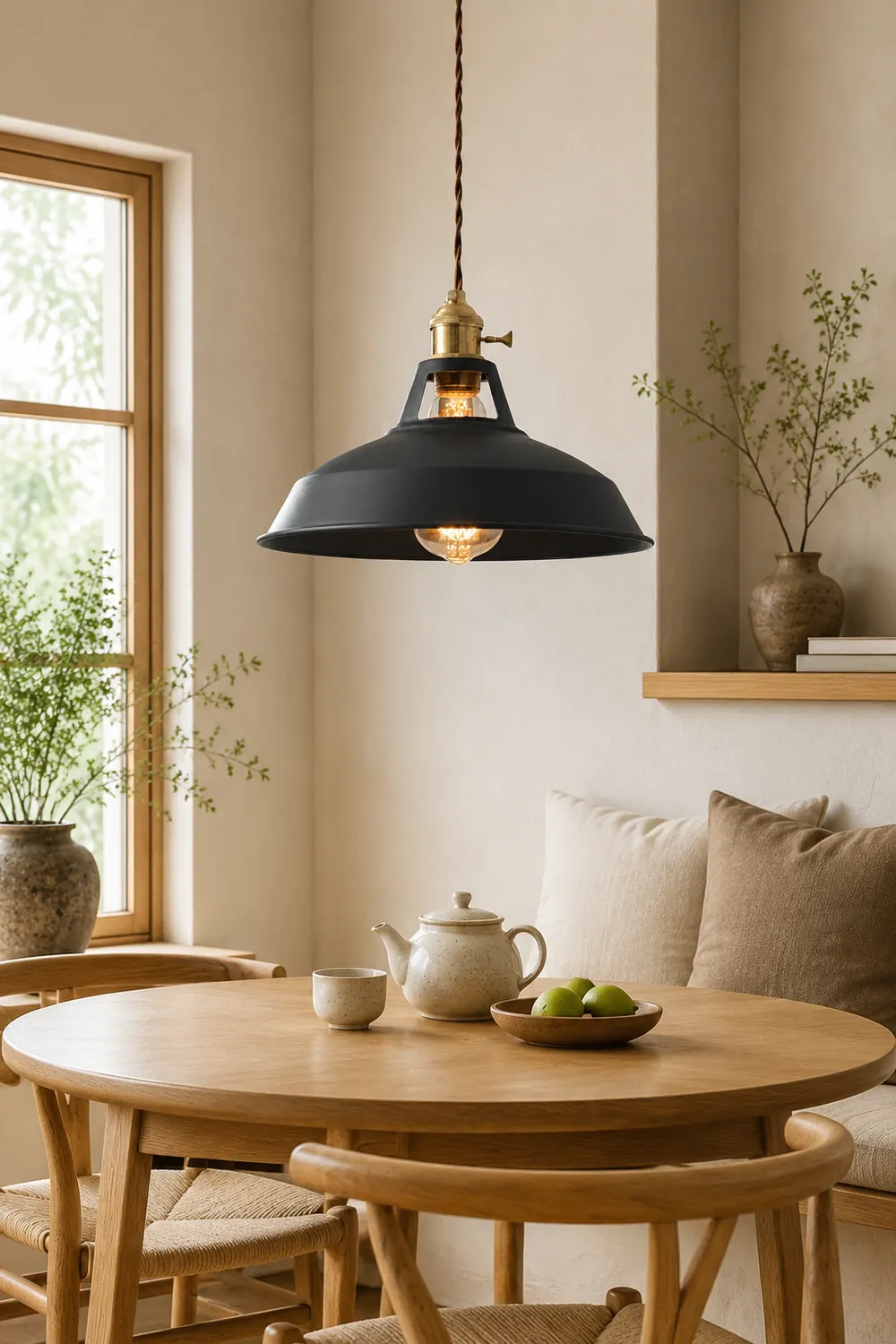 Morandi Modern Pendant Light, Vintage Rustic Industrial Style - Lumpaz