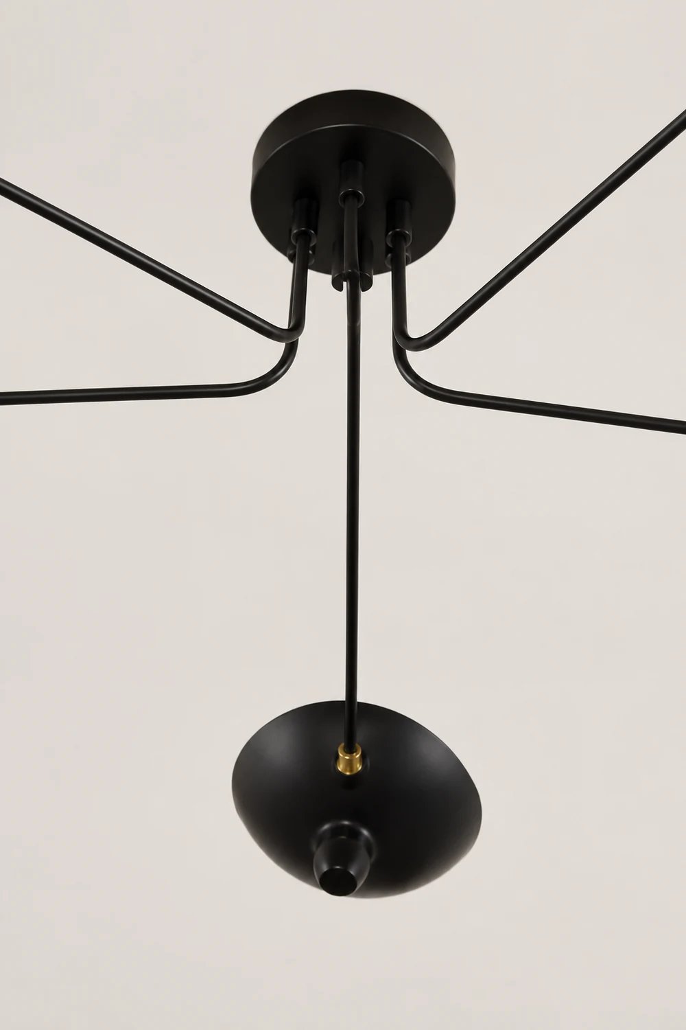 Schmitt Pendant Light Industry, Metal, Black, Study Room - Lumpaz
