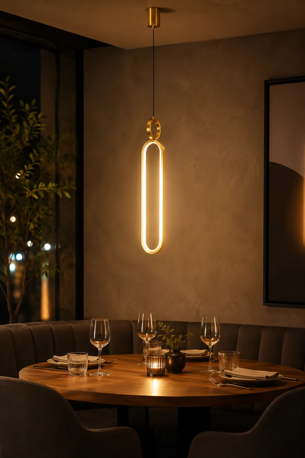 Oval Rings Pendant Light - Lumpaz