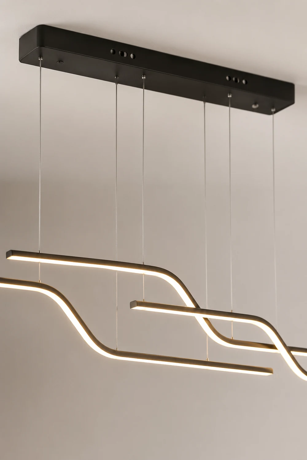 Minimalist Geometric Metal 3 Light Pendant Light, Dining Room - Lumpaz