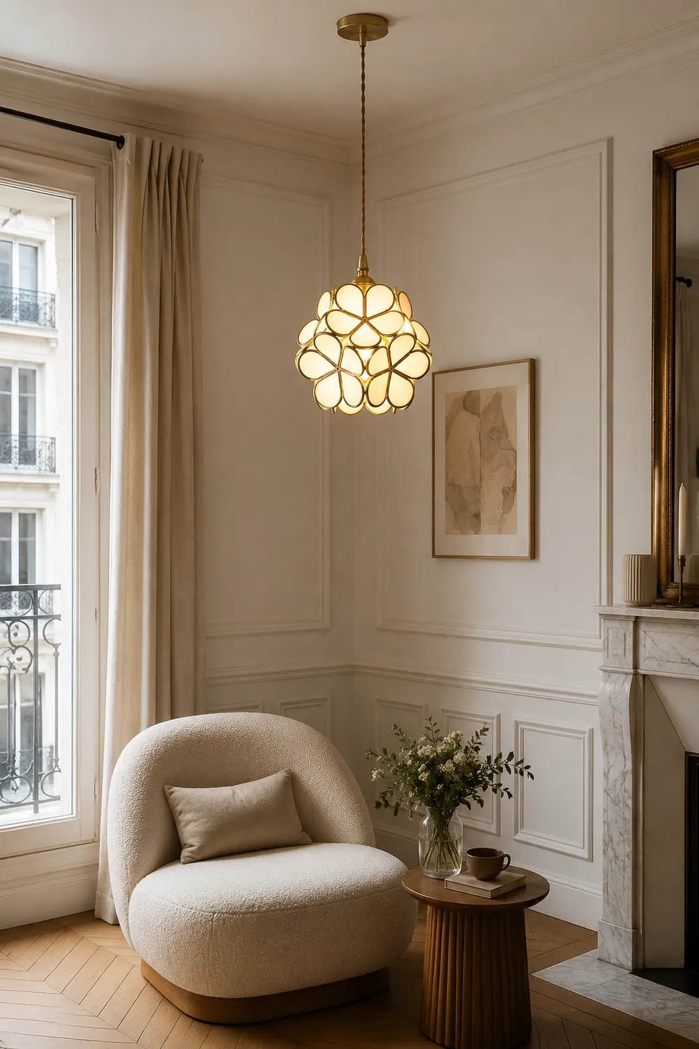 Glass Petal Pendant Light - Lumpaz