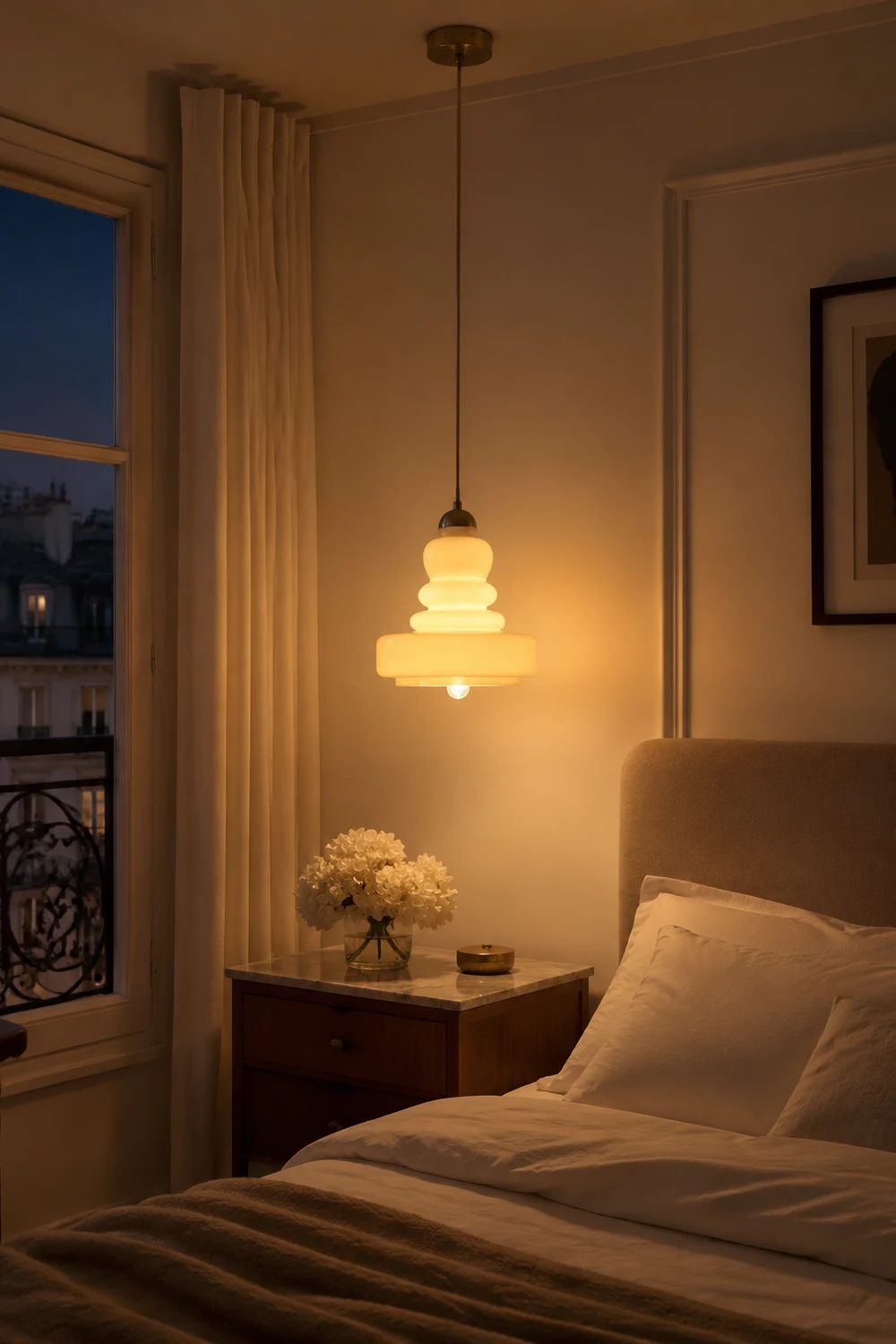 Schoolhouse Glass Pendant Light - Lumpaz