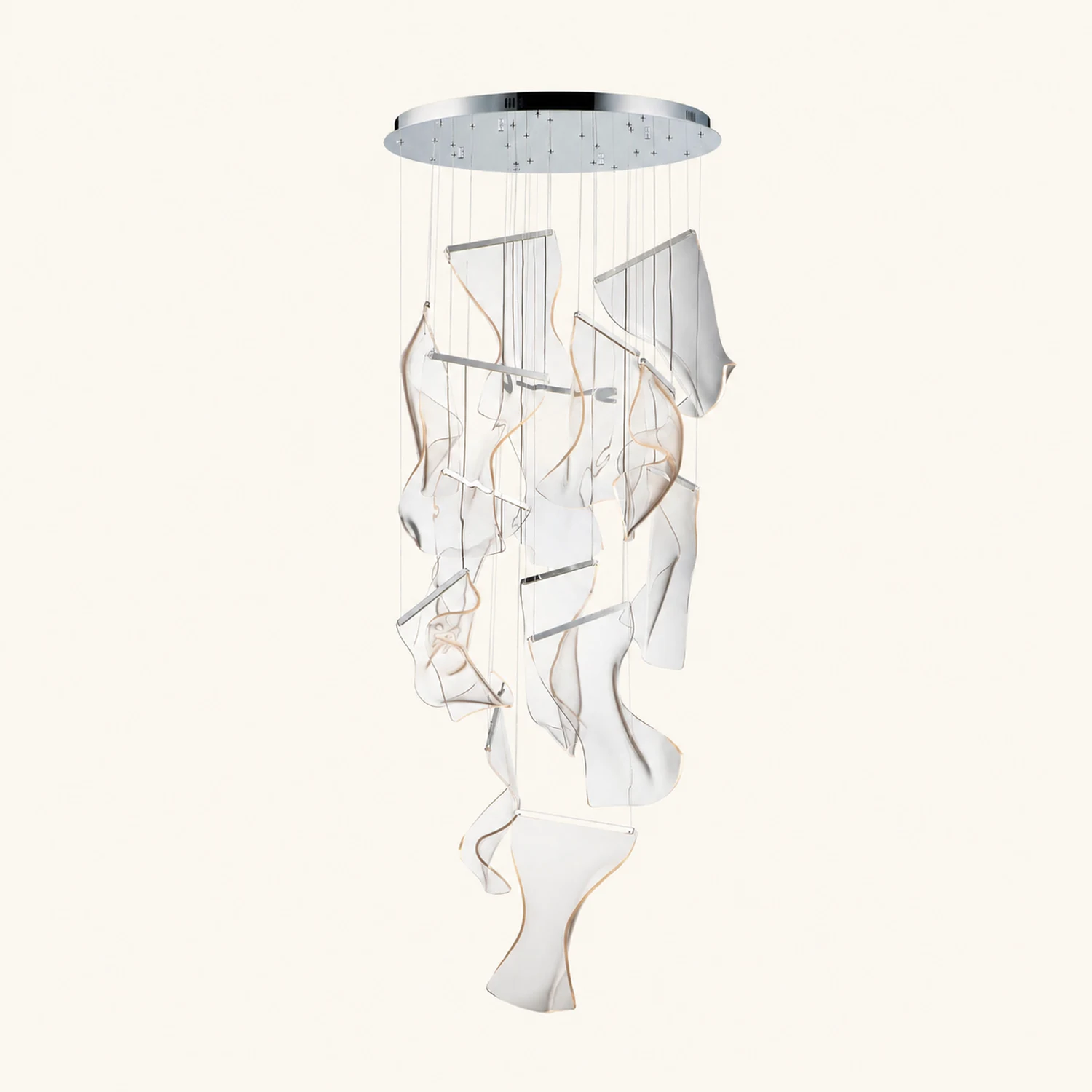 Acrylic LED Chandelier - Lumpaz