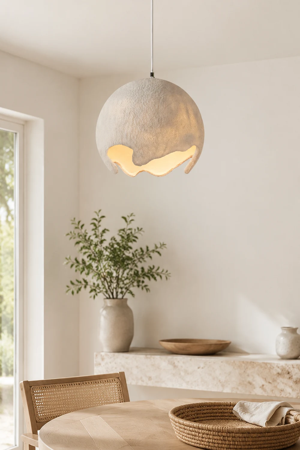 Geometric Resin Pendant Light - Lumpaz