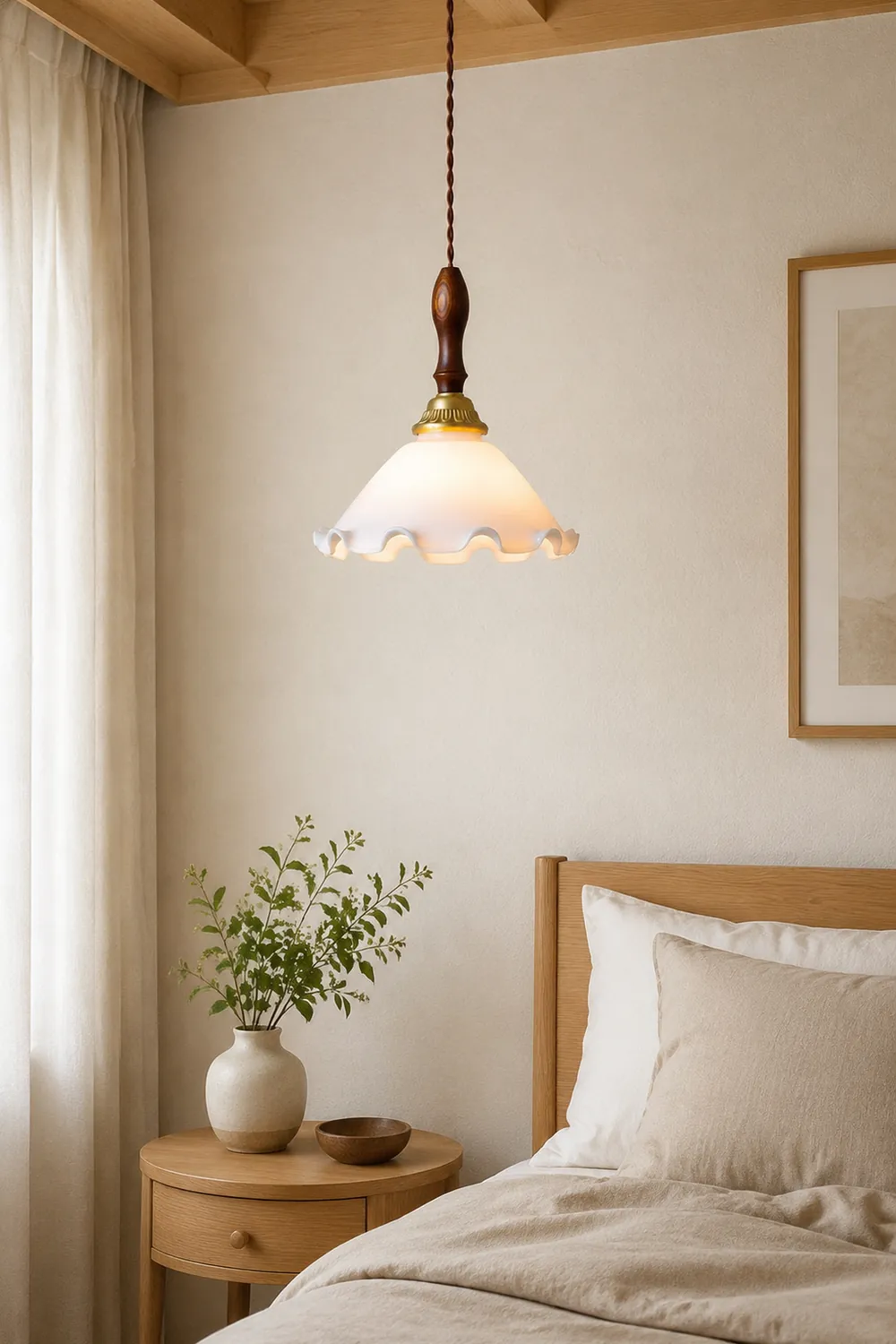 Milky Flower Pendant Light - Lumpaz