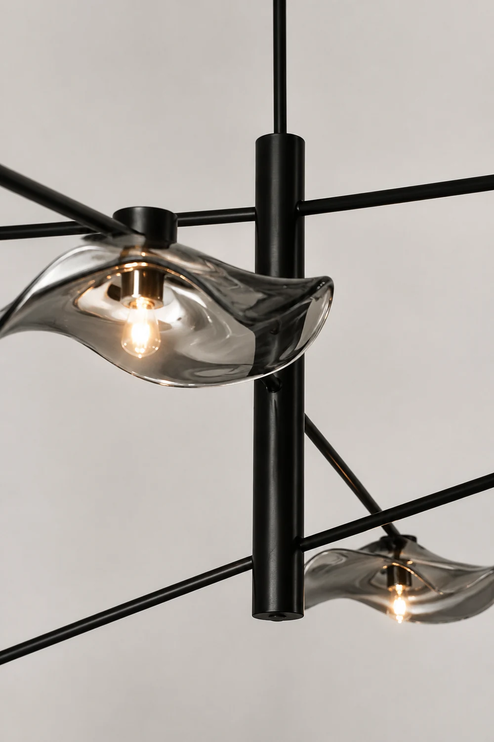 Lotus Leaves Glass Chandelier - Lumpaz