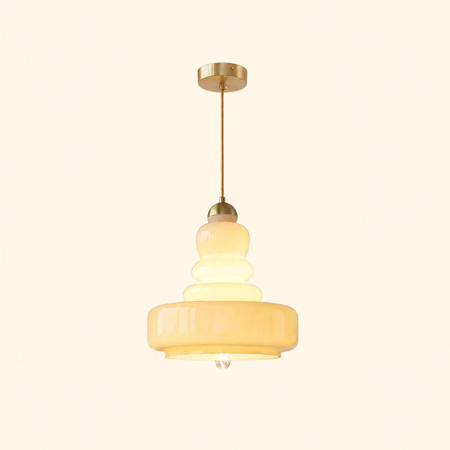 Schoolhouse Glass Pendant Light - Lumpaz
