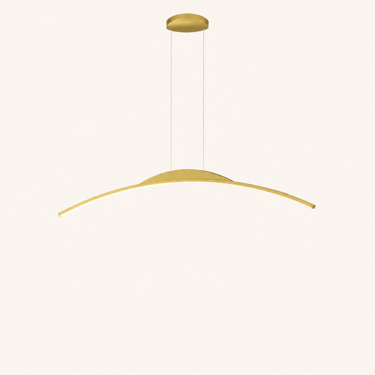 Minimalist Linear Metal Remote Control Pendant Light - Lumpaz