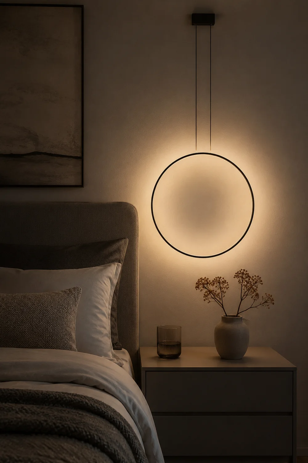 Nightfall Circle Pendant Light - Lumpaz