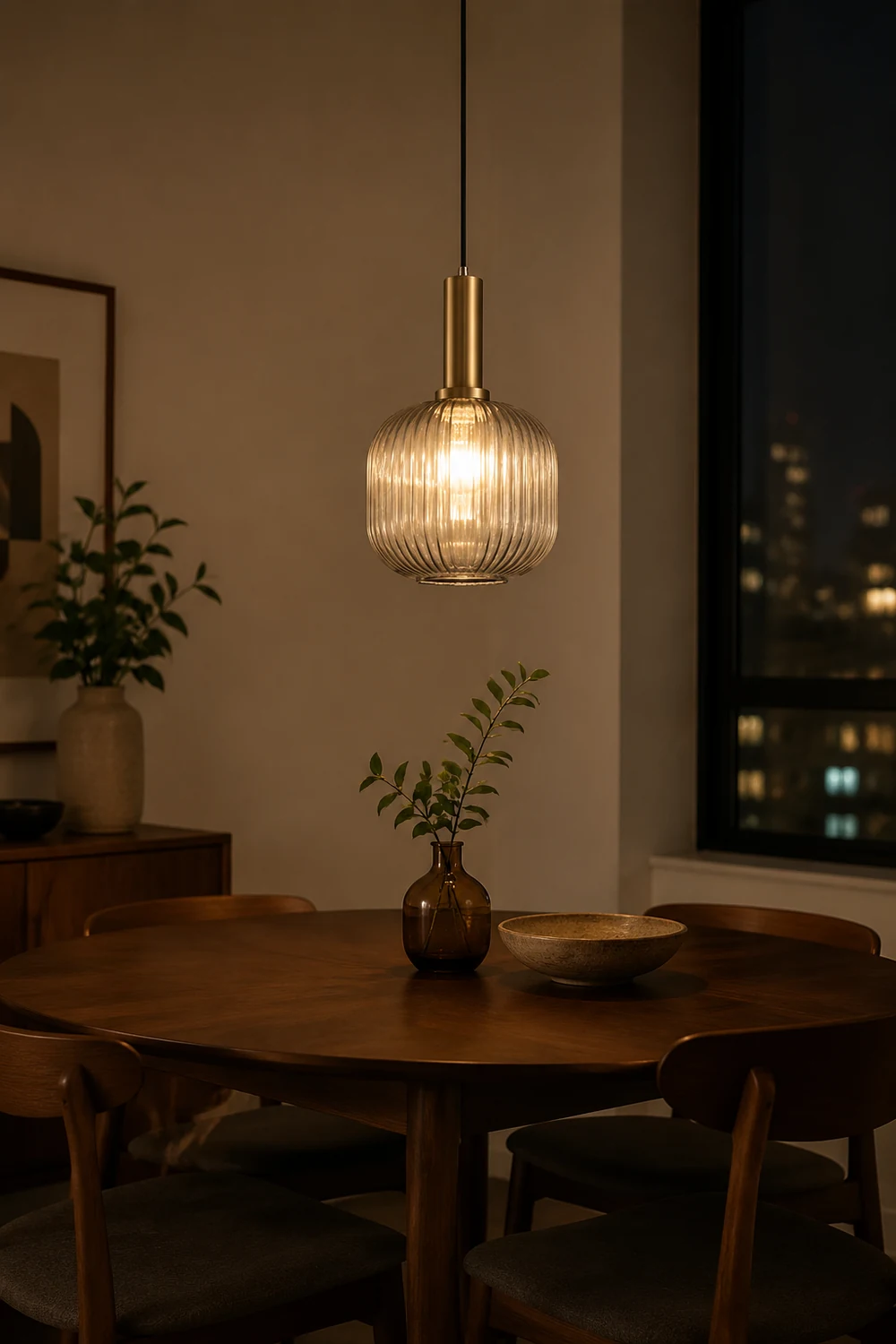 Hailie Pendant Light Crystal, Moru Glass, Cognac/Green/Gray, Kitchen Island - Lumpaz