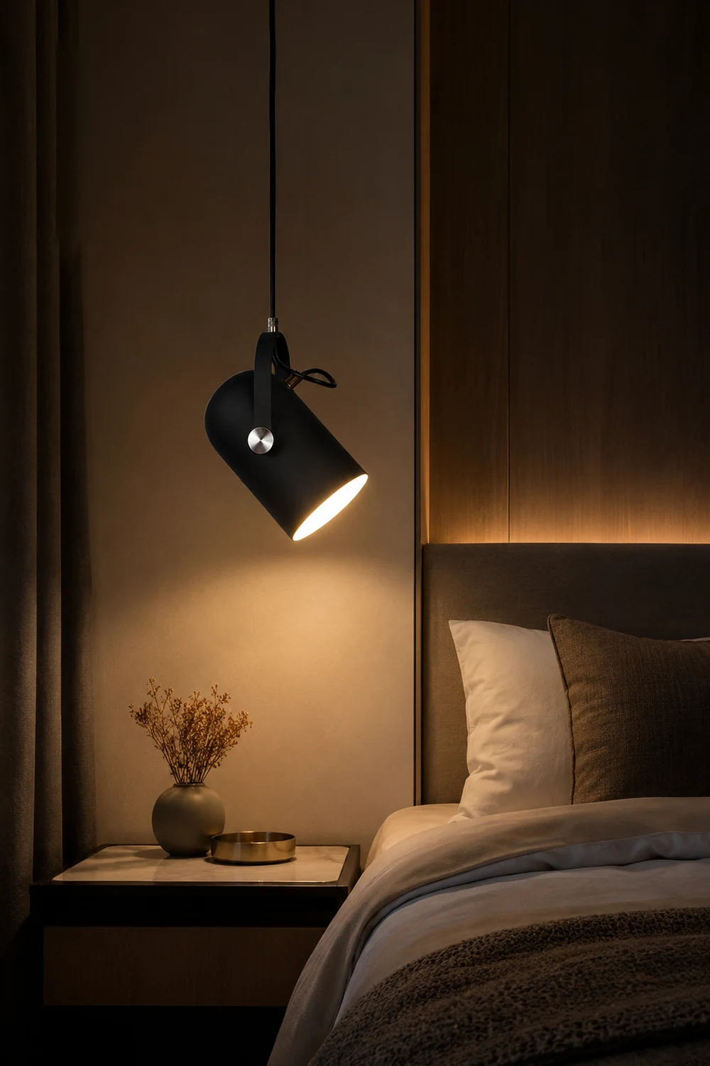 Morandi Modern Metal Pendant Light, Angle Adjustable, Kitchen Island & Dining Room & Living Room - Lumpaz