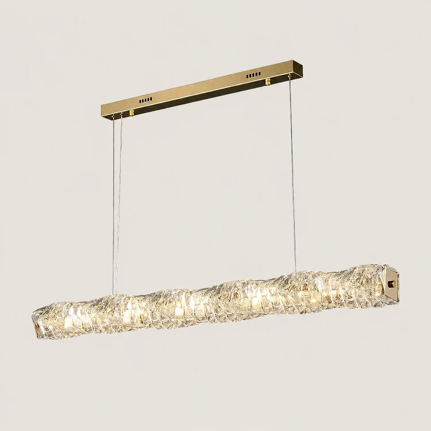 Long Crystal Pendant Lamp - Lumpaz