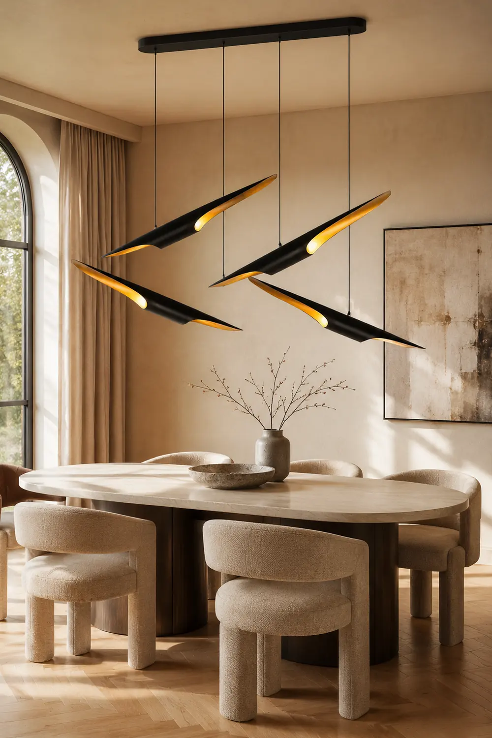 Coltrane Pipe Pendant Lights - Lumpaz